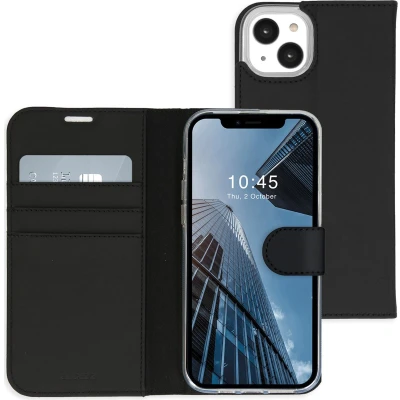 Afbeelding van Accezz Hoesje Geschikt voor iPhone 14 Plus Met Pasjeshouder Wallet Softcase Bookcase Zwart