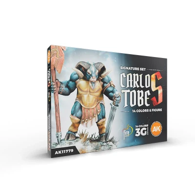 Afbeelding van Carlos Tobes Signature Set 14 kleuren + figuur 17ml AK11779