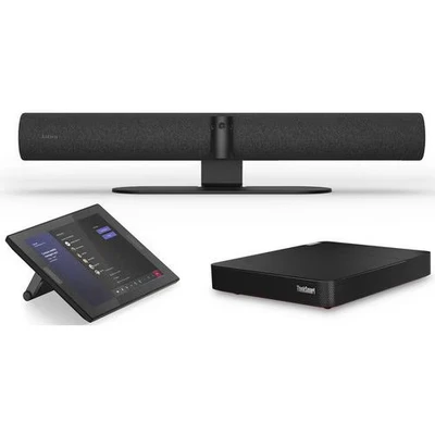 Image de Jabra PanaCast 50 Room System Kit de vidéo conférence (PanaCast 50, Lenovo ThinkSmart Core, contrôleur ThinkSmart) avec 3 ans Premier Support Certifié pour Zoom Rooms