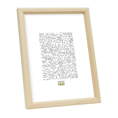 Afbeelding van Deknudt Naturelkleurige houten fotokader 18x24 S236H1