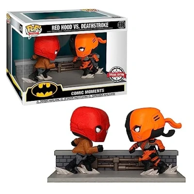 Afbeelding van Funko Pop! Red Hood Vs Deathstroke Comic Moments #336 Exclusive