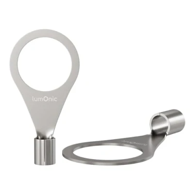Afbeelding van Lumonic 25 x krimpkabelschoenen, blank, 1,5 2,5 mm², krimpkabelschoenen M10, niet geïsoleerd, kabelschoenen buiskabelschoen ringogen, verbonden