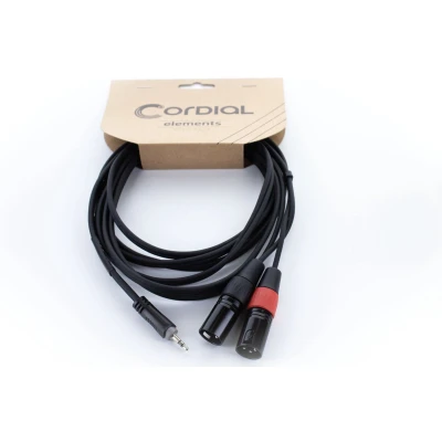 Afbeelding van Cordial EY 1.5 WMM Y Adapterkabel 1,5 m Insert kabel