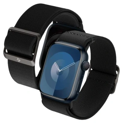 Image de Spigen Lite Fit Bracelet pour montre intelligente noir Apple Watch Hermès Series 9, 10, 8, Ultra, Ultra 2