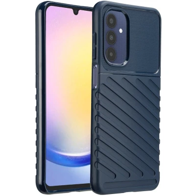 Afbeelding van imoshion Hoesje Geschikt voor Samsung Galaxy A26 Siliconen Thunder Backcover Donkerblauw