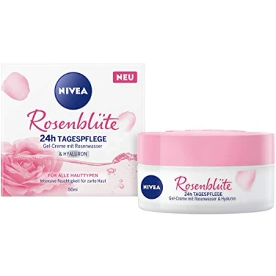 Afbeelding van Nivea ROSENBLÜTE Gelcreme 24H Tagespflege Hydratatie, Maat: 50 ml,