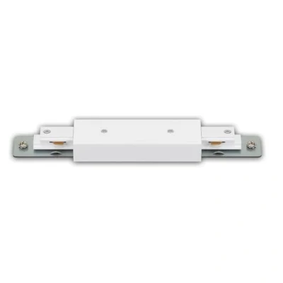 Afbeelding van BRILONER Rail Railverlichting Verlengelement 230V stroomvoorziening railsysteem 20.5 cm wit