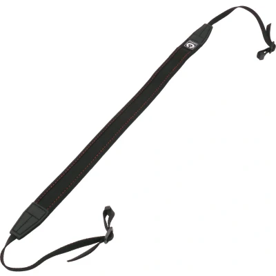 Afbeelding van Caruba Camera Neckstrap slim type (black+red)