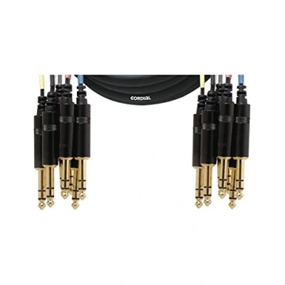 Afbeelding van Cordial Intro multicore jack/jack symm. 8 voudig, Rean stekker, 3,0m Analoge kabels
