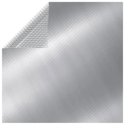 Afbeelding van Zwembadhoes 975x488 cm PE zilverkleurig