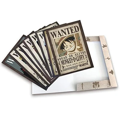 Afbeelding van One Piece Poster Portfolio 9 Posters meerkleurig Papier Anime, Fan merch, TV series