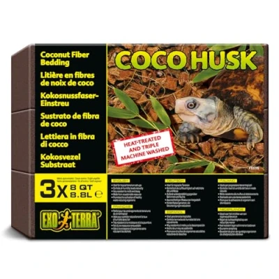 Afbeelding van Exo Terra Bodembedekking Reptielen Ex Coco Husk, Kokoschips 3x8,8l 1st