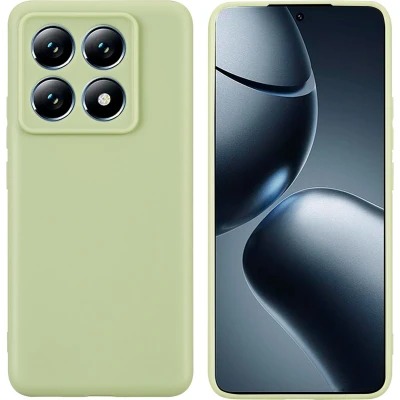 Afbeelding van imoshion Hoesje Geschikt voor Xiaomi 14T Pro Siliconen Color Backcover groen