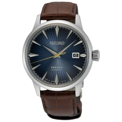 Afbeelding van Seiko heren Presage horloge SRPK15J1 in de kleur Bruin