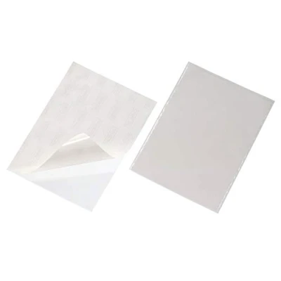 Afbeelding van Durable 829619 Pocketfix zelfklevende map voor A4 documenten, 50 stuks, transparant