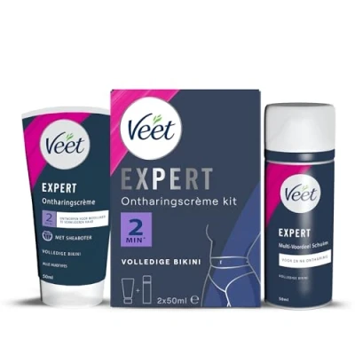 Afbeelding van Veet Expert Ontharingscrème Bikini Kit 2 x 50 ml