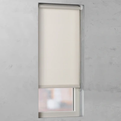 Afbeelding van Rolgordijn Natural Smart Lichtdoorlatend Beige 120x250 (Gebroken wit)