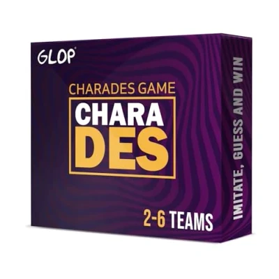 Afbeelding van Glop Charades Games For Adults Family Board voor volwassenen en kinderen leeftijden 8 up Party 2 tot 6 teams kaartspellen