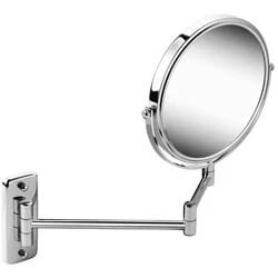 Afbeelding van Geesa Mirror Collection scheerspiegel 2 armig 3x vergrotend (chroom) Ø