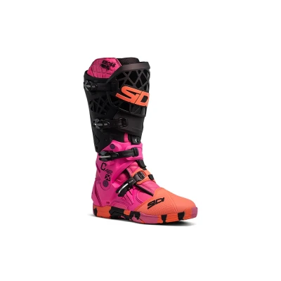 Afbeelding van Sidi Crossair X Black Pink Orange Motocross Boots Maat 44 Laars