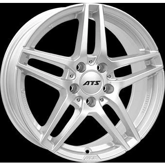 Afbeelding van ATS 5 gat 17duim 112mm lichtmetalen Velg Mizar polar zilver MZ75736M11