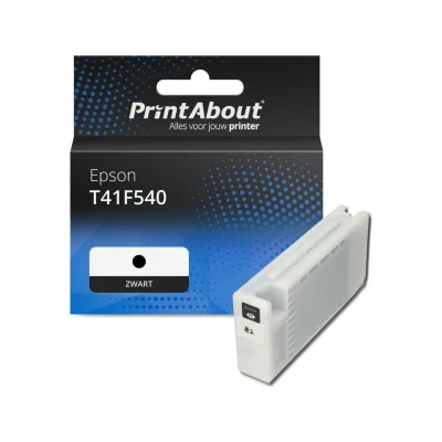 Afbeelding van Huismerk Epson T41F540 Inktcartridge Zwart Hoge capaciteit