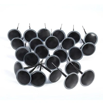 Afbeelding van Akozon Paddenstoel Banden Reparatieset, 24 stuks 6 mm Paddestoel Nagels Plug Patch Gum Mouth Reparatie Bandenreparatie voor Auto Motorfiets Fiets