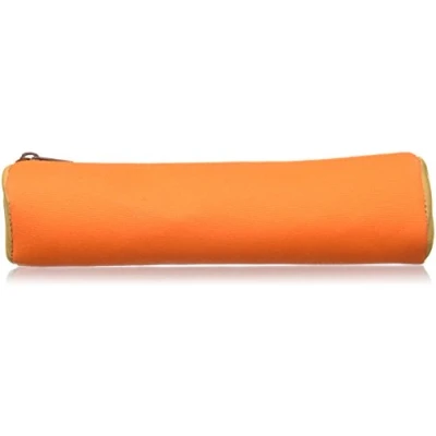 Afbeelding van Elba Oxford etui, rond, leer, 22 x diameter 6 cm, canvas