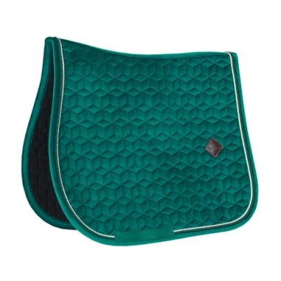Image de Kentucky Tapis de Selle Velvet Saut Vert Foncé Cob