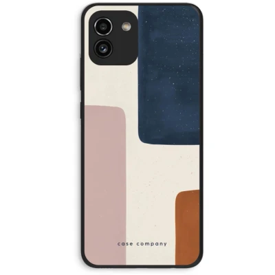 Afbeelding van Case Company® hoesje geschikt voor Samsung Galaxy A03 Geo #5 Soft Cover Telefoonhoesje Bescherming aan alle Kanten en Schermrand