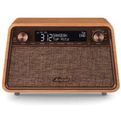 Afbeelding van Sangean Premium Wooden Cabinet WR 201 Radio DAB+, FM Bluetooth, AUX, Wekfunctie Hout