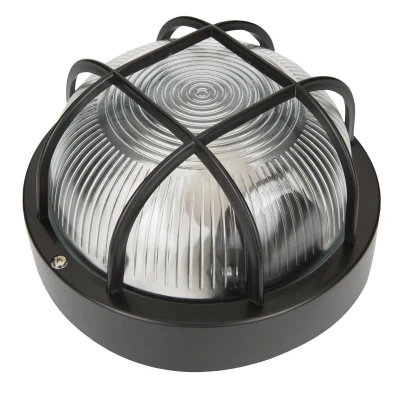 Afbeelding van Smartwares Buitenlamp Bull Eye Rond Zwart IP44 E27 10.021.56