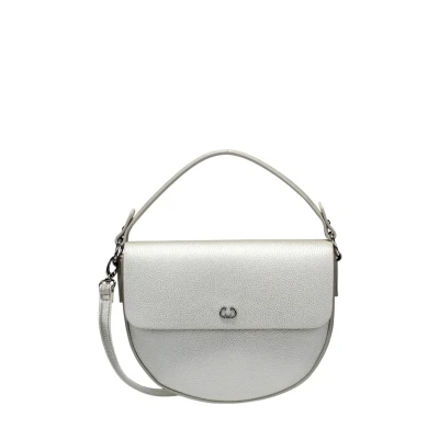Afbeelding van GERRY WEBER Schoudertas Handtas Talk Different 1.0 Shoulderbag MVF Metallic Cold Zilverkleurig