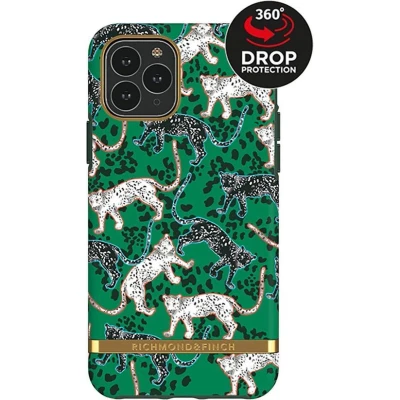 Afbeelding van Richmond &amp; Finch Freedom Series Apple iPhone 11 Pro Green Leopard/Gold