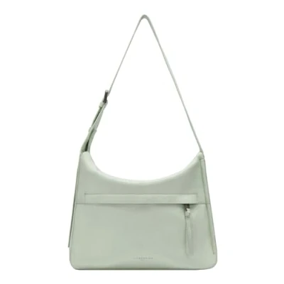 Afbeelding van LIEBESKIND BERLIN Leren Schoudertas Sky Sheep Natural Hobo Bag Sage Mintgroen