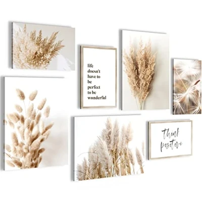 Afbeelding van Boho 100 x 70 cm Meteen ophangen muurdecoratie wanddecoratie woonkamer canvas schilderijen slaapkamer