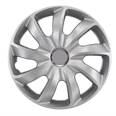 Afbeelding van NRM Wieldoppen Stig 14 inch set van 4 stuks Zilver
