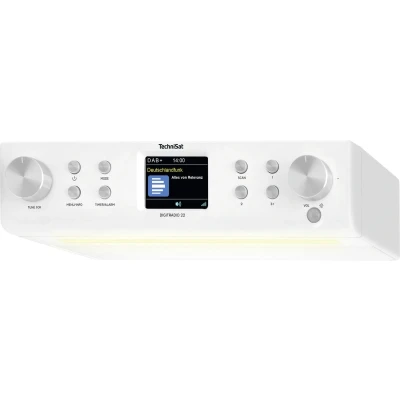 Afbeelding van TechniSat DIGITRADIO 22 DAB+ onderbouwradio met bluetooth wit