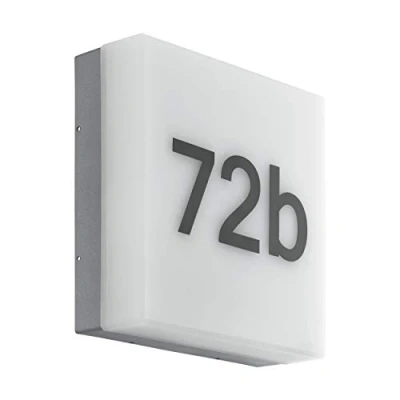 Afbeelding van EGLO Cornale Wandlamp LED Met sensor antraciet/wit