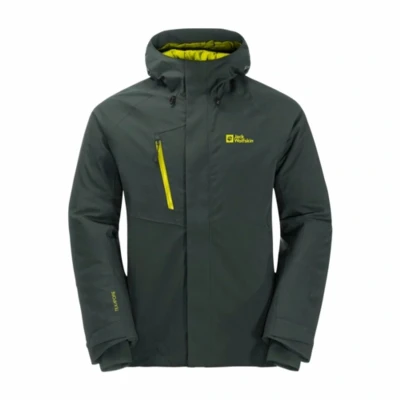 Afbeelding van Jack Wolfskin Troposphere INS Winterjas Black olive firefly, Heren, Maat: XXL, firefly