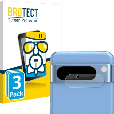 Afbeelding van BROTECT Screenprotector voor Google Pixel 8 Pro (ALLEEN Camera Lens) Folie Beschermfolie Beschermglas transparant (3 Stuks)