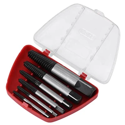 Afbeelding van Schroef Extractor Gebroken 6 Stuks GCR15 Gereedschap Staal Beschadigde Bout Stud Boor Verwijderingsset Gemakkelijk Te Verwijderen Tool