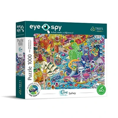 Afbeelding van Trefl Puzzles 1000 UFT EYE SPY&quot; Time Travel: Sydney, Australia_FSC Mix 70%&quot;