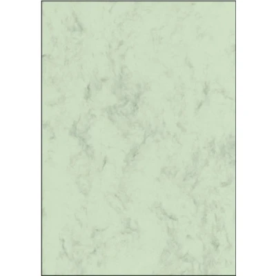 Image de sigel papier marbré, A4, 200 g/m2, carton prestigie, vert, pqt 50