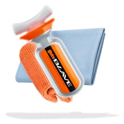 Afbeelding van detailmate coating set voor glas: Soft99 Glaco Blave + Liquid Elements Streak Buster Nitril handschoenen