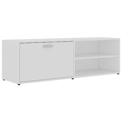 Afbeelding van Tv meubel 120x34x37 cm bewerkt hout wit