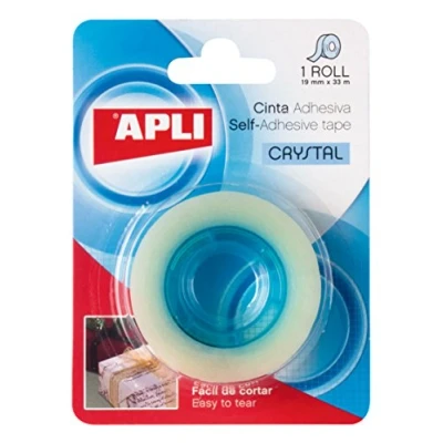 Afbeelding van Plakband Apli Transparant Papier 10 Onderdelen 19 x 33 mm