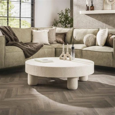 Afbeelding van Hoyz Collection Salontafel Bulky Stone Marmer Composiet Ø110