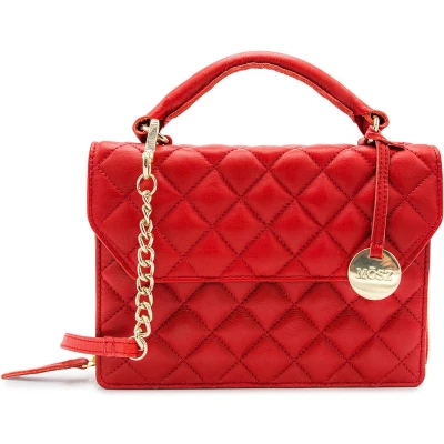 Afbeelding van MÔSZ Kris Bag L Crossbody Quilted red Damestas
