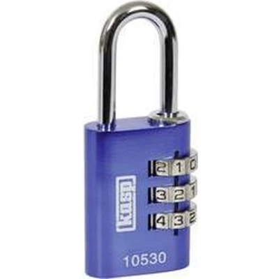 Afbeelding van Hangslot Kasp K10530BLUD Blauw Cijferslot